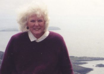 mom on beach